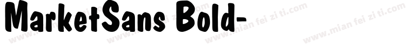 MarketSans Bold字体转换